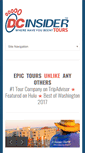 Mobile Screenshot of dcinsidertours.com